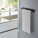 山崎実業 マグネットキッチンタオルハンガー タワー ワイド ブラック 【品番:03100】