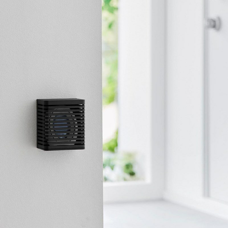 山崎実業　石こうボード壁対応消臭剤ケース タワー S ブラック　【品番：03666】