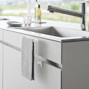 山崎実業 キッチンシンク下収納扉タオルハンガー タワー H15 ホワイト 4903208015905 【品番:01590】