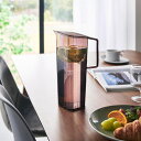 山崎実業 ハンドル付き冷水筒 タワー 1.2L ブラック 4903208016476 【品番:01647】