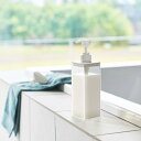 山崎実業 たっぷり洗剤が出るディスペンサー ミスト コンディショナー ホワイト 4903208015486 【品番:01548】