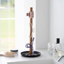 山崎実業 ヘアクリップ収納スタンド タワー ブラック 4903208014069 【品番:01406】