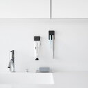 山崎実業 フィルムフック差し込み式歯ブラシ&チューブホルダー タワー W4 2個組 ブラック 4903208014946 【品番:01494】
