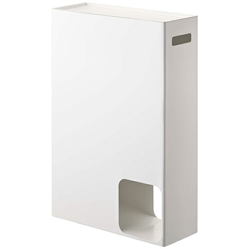 山崎実業 トイレットペーパーストッカー プレート ホワイト 4903208022941 【品番:02294】● 山崎実業 トイレットペーパーストッカー プレート ホワイト 4903208022941 【品番:02294】●