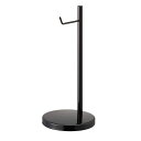 【メール便対応】山崎実業 ヘッドホンスタンド ボーテス 丸型 ブラック 4903208022927 【品番:02292】(3)