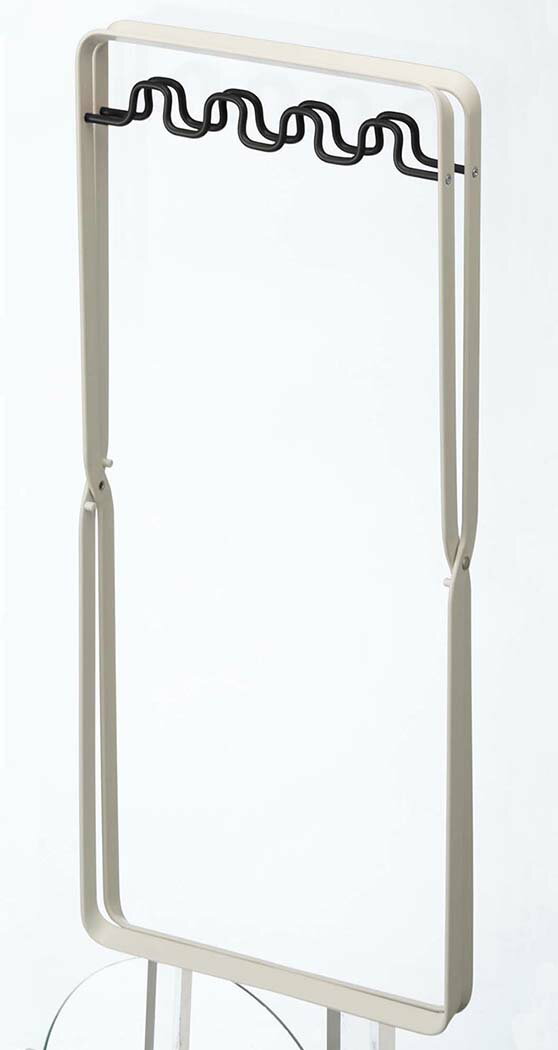 山崎実業　レジ袋スタンド プレート　ブラック　【品番：06190】