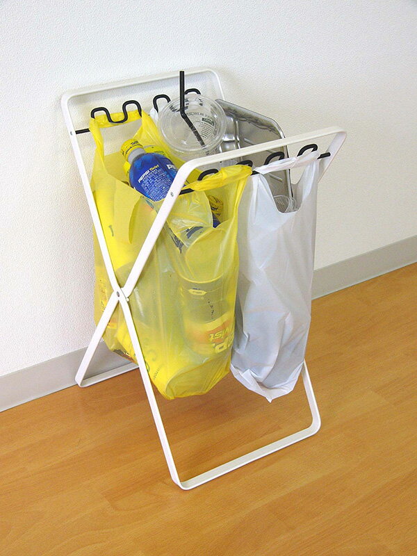 山崎実業　レジ袋スタンド プレート　ブラック　【品番：06190】