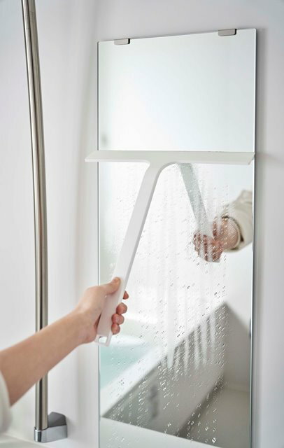 山崎実業　マグネット水切りワイパー タワー　ホワイト　【品番：05451】