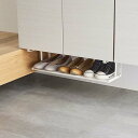 山崎実業 浮かせる伸縮シューズラック タワー ホワイト 【品番:05631】