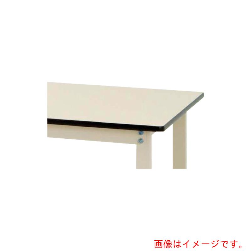 山金工業　ヤマテック　ワークテーブル300シリーズ　移動式　塩ビシート天板　W600×D600×H740mm　ヤマテックアイボリー　【品番：SWRC-660-II】