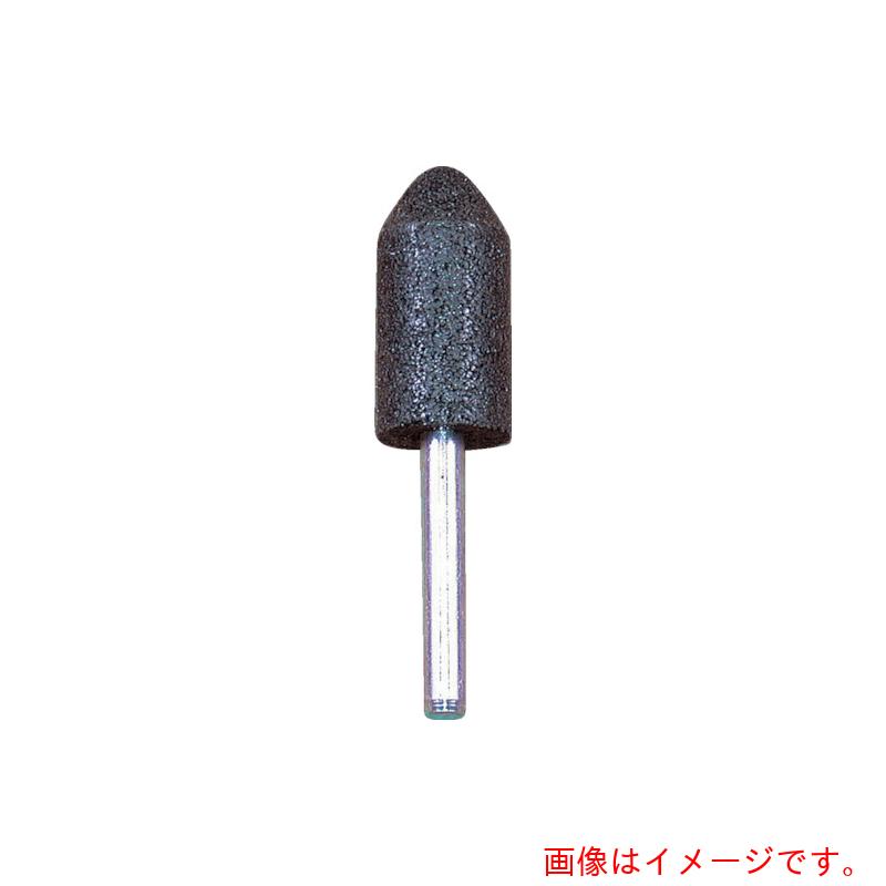 柳瀬（YANASE）　レジノイド砥石　ネジ付砲弾型　A（黒）　60x80　【50個】　【品番：BA6080N-A】