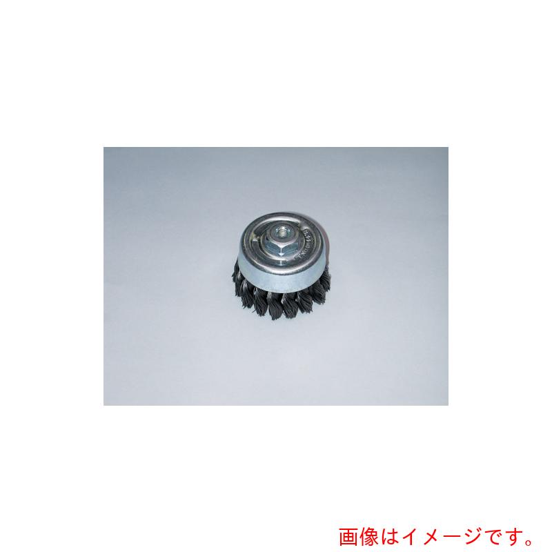 特長 ●冷間引延により硬度をアップ。 ●強靭なヒネリタイプ。 仕様 ●外径(mm)：90 ●毛材：鋼線 ●ねじ径：M16(P2.0) ●外径：90 ●ネジ径：M16×P2 ●金具径：75 ●/線種MAteriAl鋼線φ0.5 ●毛丈：30 ●ヤナセ　鋼線ヒネリカップブラシ　90xM16xP2　鋼線 質量・質量単位 ●275.0g 【メーカー名】柳瀬（株） 【メーカー品番】BKCH-90