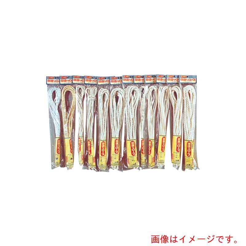 八ツ矢工業 ビニロンヘッター付ロープ 4 × 7m 【品番:5519】