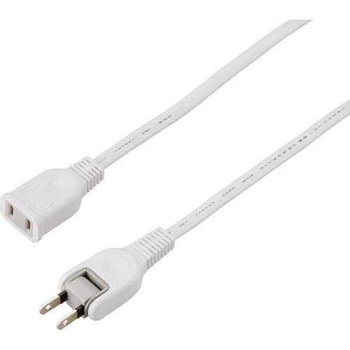 ヤザワコーポレーション 耐トラ付延長コード1個口1mホワイト 【品番：Y02101WH】