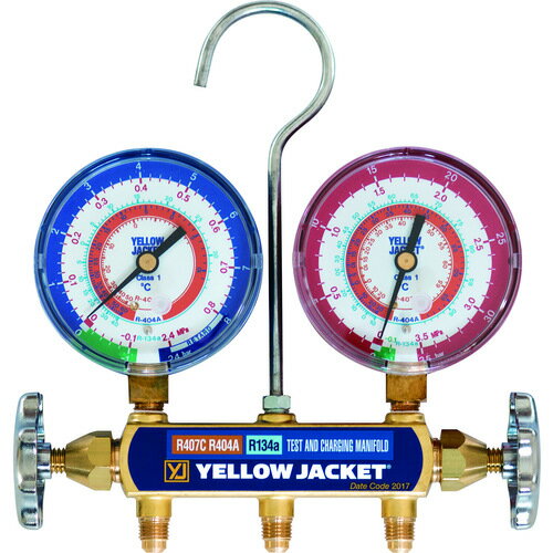 YELLOW JACKET R407C等用マニホールドキット ケース付 【品番：Y409678C】