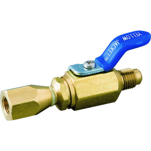 YELLOW JACKET ボールバルブ付ゲージアダプタ 【品番：Y69067】