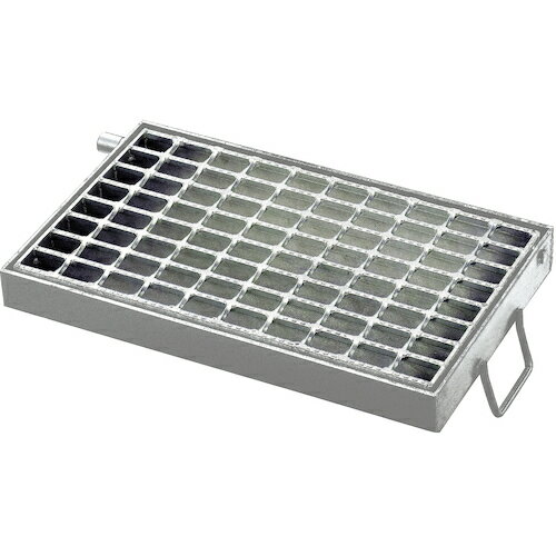 淀川製鋼所　ヨドコウ　高耐食性合金めっき　　ヨドグレーチング　さびガード　ますぶた（110°開閉型）　ノンスリップセーファー　AKMH46h65．T25　【品番：AKMH46H65.T25】□