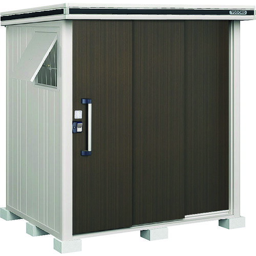 【別途送料あり】淀川製鋼所　ヨドコウ　ヨド物置　エルモ　LMD−1815　ダークウッド　【品番：LMD1815DW-1】□