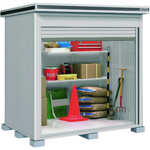 【別途送料あり】淀川製鋼所　ヨドコウ　ヨド物置　エルモシャッター床タイプ　LODー2215HF　CB　【品番：LOD2215HFCB】□