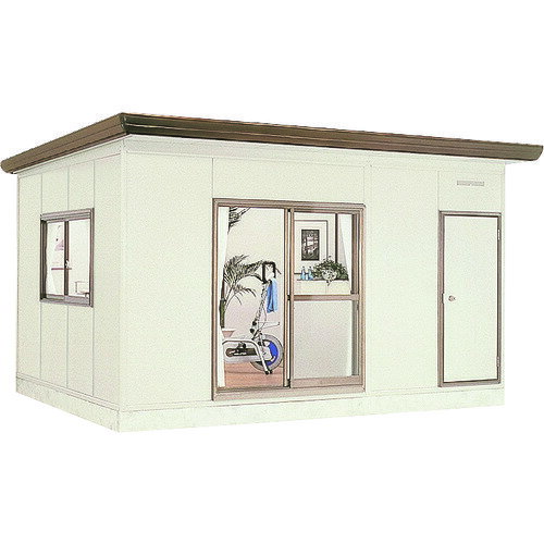 【別途送料あり】淀川製鋼所　ヨドコウ　ヨドハウス　Dタイプ　床面積16．37m2　【品番：YHD-100B】□