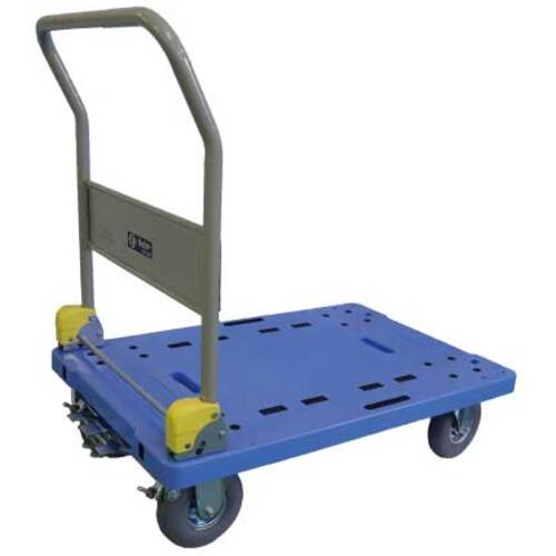 ヨドノ　樹脂製フレッシュカー　折り畳み式　ノーパンクタイヤストッパー付　【品番：301PA-AL-ST】(4)