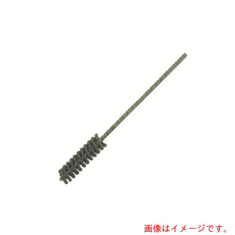 特長 ●シャフトから出ているファイバー樹脂製の足に人口砥粒を焼結させた玉をつけた構造です。 ●足がナイロン樹脂で弾力性に富み、ワークの内面のバリ、凹凸のあるワークの内面も研磨可能です。 用途 ●一般産業関係の各種機器、部品内面のバリ取り、研磨、仕上げ。 ●自動車・鉄道車輌・船舶などの各種シリンダーのサビ落とし内面研磨。 ●4〜900mmのパイプ内面のサビ落とし、バリ取り、研磨。 仕様 ●全長(mm)：203 ●軸径(mm)：4.8 ●適合内径(mm)：13.0〜15.0 ●砥粒：アルミオキサイド ●砥粒部長さ(mm)：63 ●使用工具：エアドリル、電気ドリル(三段変速)、ボール盤 ●回転数は、ワークによって異なるがおよそ300〜1200rpmの間で使用 ●作業時間はワークの材質および使用目的よって異なるが目安として10〜20秒、往復運動は目安として2秒に1往復程 ●研削液は、水溶液(ソリューブタイプ)又はスピンドル油を使用 材質 ●シャフト:亜鉛メッキ線 質量・質量単位 ●40.0g 【メーカー名】（株）ユーコー・コーポレーション 【メーカー品番】BC-14.0