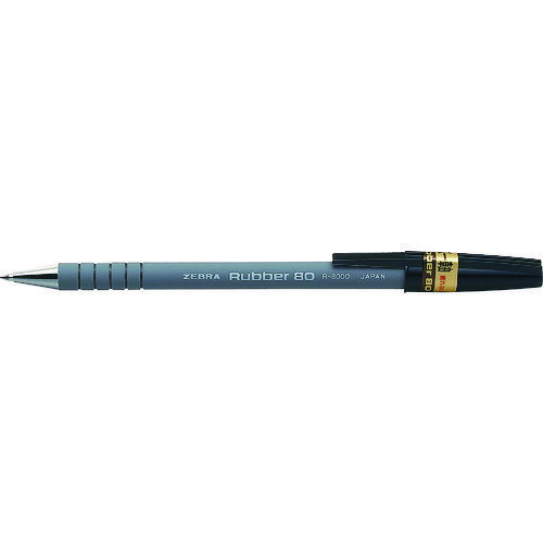 Writing Things - 【メール便対応】ゼブラ（ZEBRA）　ボールペン　ラバー80　黒　【品番：R-8000-BK】