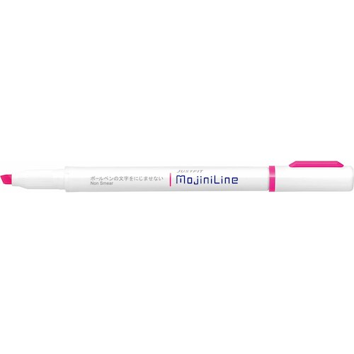 ゼブラ（ZEBRA）　ジャストフィット　モジニライン　ピンク　【品番：WKS22-P】