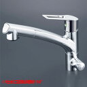 【KM5061NSCEC】 KVK キッチン 混合水栓 浄水器用 シャワー付き蛇口 ビルトイン eレバー