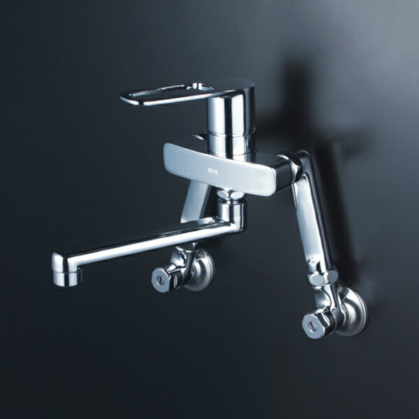 【MSK110KELT】 KVK キッチン 混合水栓 シングルレバー 延長ソケット150mm