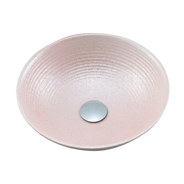 【KV89A】 KVK 洗面 化粧室 美術工芸手洗鉢 手洗鉢 ピンクラスター／六兵