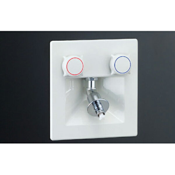 【SF-8RQN-DS】LIXIL 緊急止水弁付埋込2ハンドル混合水栓（樹脂配管用） 寒冷地 【リクシル】