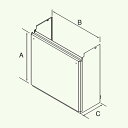 【HCFA-7 450L】パロマ 配管カバー 450L 給湯器 専用オプション部品 52540