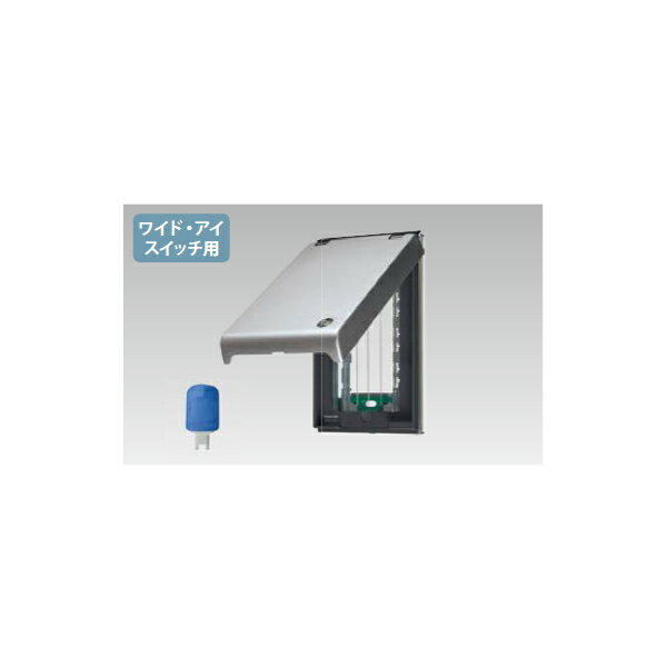 【WDG7246（S）】東芝 屋外用配線器具 キー付ロック付防雨プレート IP44 スイッチ1連用） 【TOSHIBA】