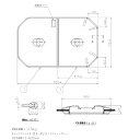【PCF1210R #NW1】トートー 軽量把手付き組み合わせ式 ふろふた 1150*710 【TOTO】
