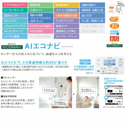 【送料無料】パナソニック 【工事費込】エコキュート フルオート 460L 角型 Fシリーズ 標準圧 寒冷地 HE-F46LQS-koujiset