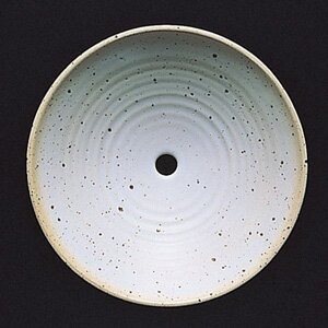 LIXIL ●手洗器単品 ベッセル式 丸形 φ350 常滑焼 創の美 産地別シリーズ 陶房杉 白艶消 L-26/SU1