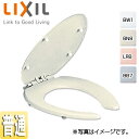 LIXIL 普通便座 標準サイズ 前割 便座当り止め無 フタ付 CF-6AE