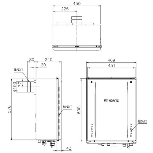 �Ρ���� �����դ������ �Ἴ������⥳�󥻥å� PS�������ַ� �����ӵ� ����������� �ե륪���� 24�� 20A GT-2470AW-TB-1 BL+RC-J101E