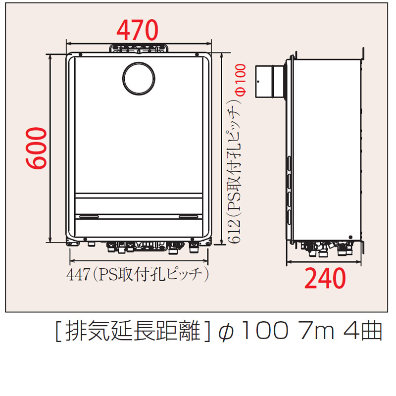 UK-GN100MDJ-MA 因幡電機 自然給排気口用丸型ガラリ