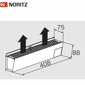 【規格・特徴】 ・サイズ:W408×D75×H88 【対応機種】 ・GT-C**72P(W)AW ・GT-C(P/V)**72(S)AW # 2023年6月ノーリツ部材ノーリツ0710184