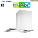 富士工業株式会社 ●レンジフード プレミアムプラスシリーズ シロッコファン 幅90cm スリム型 常時換気 コンロ連動 オイルスマッシャー ダクトカバー付属 ホワイト 右排気 SCLRL-ECS-902R W