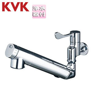 Rakuten - KVK キッチン用蛇口 壁 単水栓 浄水カートリッジ付属 スパウト210mm 一般地 K1610N2