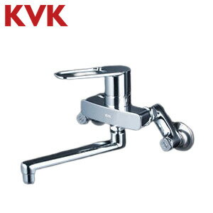 Rakuten - KVK キッチン用蛇口 壁 シングルレバー混合水栓 泡沫 スパウト170mm 一般地 MSK110KKCT