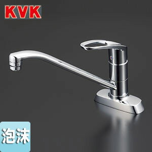 Rakuten - KVK キッチン用蛇口 台 シングルレバー混合水栓 流し台用 吐水口回転規制80度 湯水芯102mm 一般地 KM5081TV8