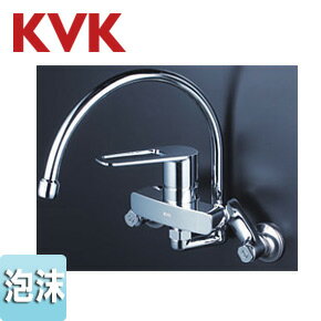 Rakuten - KVK キッチン用蛇口 壁 シングルレバー混合水栓 スワン型パイプ 泡沫 一般地 MSK110KRGT