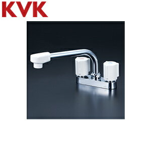 Rakuten - KVK キッチン用蛇口 台 2ハンドル混合水栓 首長202mm 一般地 KM17GN