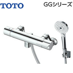 Rakuten - TOTO 浴室用蛇口 GGシリーズ 壁 洗い場専用 サーモスタット付シャワーバス混合水栓 コンフォートウエーブ3モードミスト(めっき) 一般地 TBV03458J