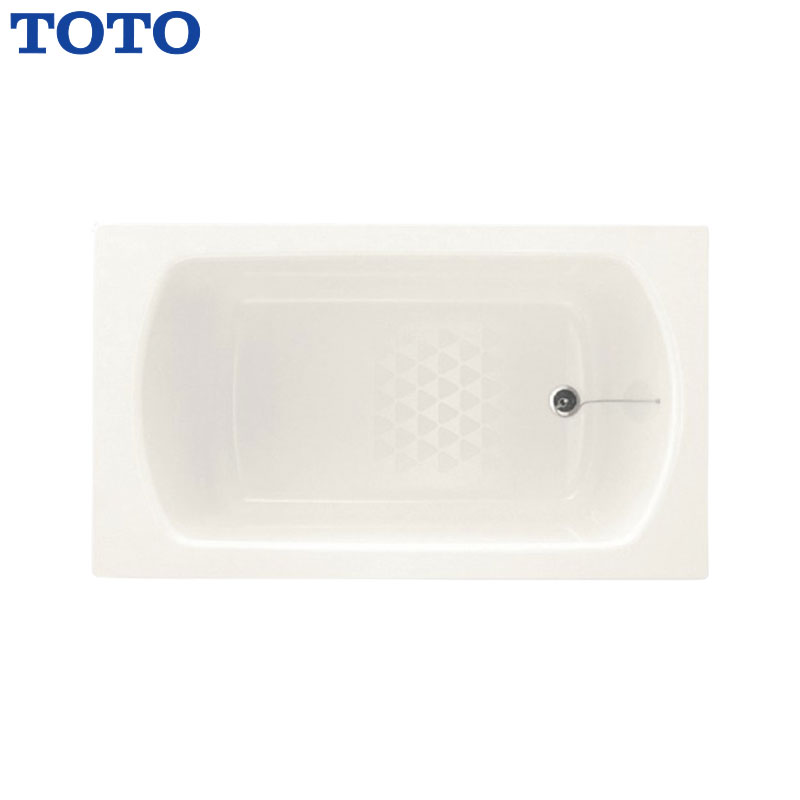 Rakuten - 【送料無料】TOTO 浴槽 ニューグライトバスF 埋込浴槽 1300サイズ エプロンなし ゴム栓式 ミストホワイト PGS1310N#NG1