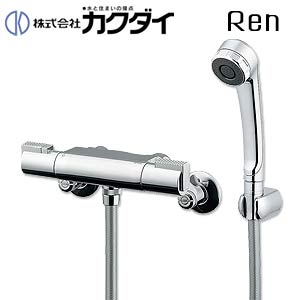 Rakuten - カクダイ 浴室用蛇口 Ren 壁 シャワー専用 サーモスタット混合水栓 スパウトなし 一般地 173-224